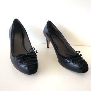 Cole Haan Nike Air Women's Black Bow Tie Heels